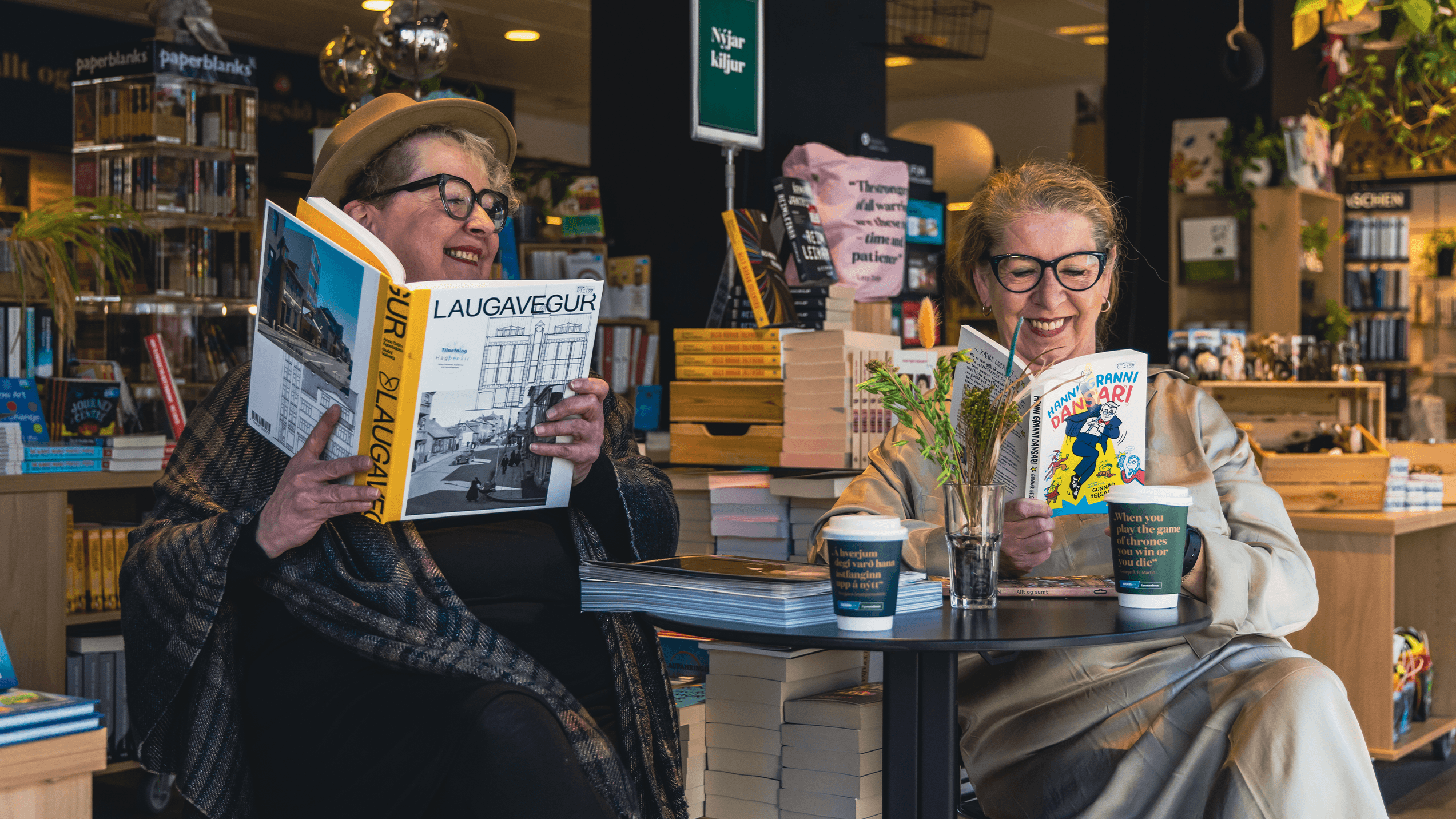 Advertisement for Penninn Eymundsson as created by Hér&Nú ad agency